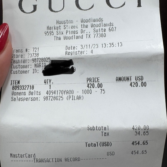 GG MARMONT THIN BELT - Picture 6 of 6